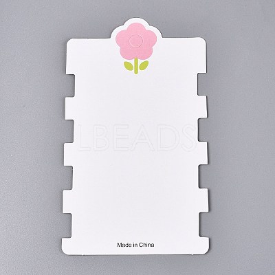 Cardboard Paper Jewelry Display Cards for Hair Ties Storage CDIS-N004-03-1