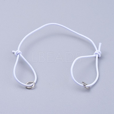 Adjustable Elastic Cord Bracelet Making AJEW-JB00008-01-1
