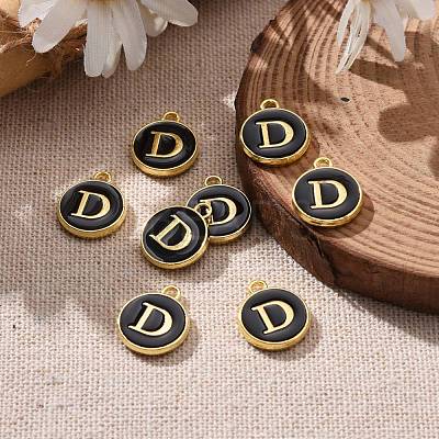 Golden Plated Alloy Charms ENAM-S118-02D-1