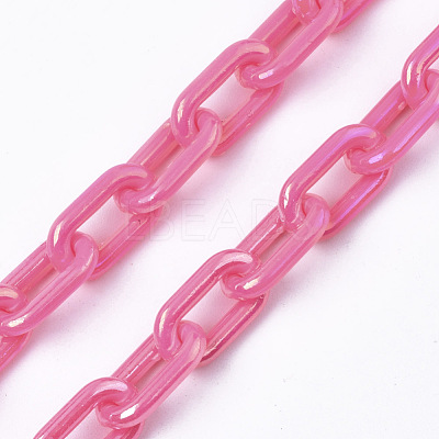 Acrylic Opaque Cable Chains X-PACR-N009-002F-1