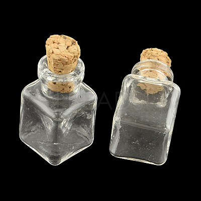 Cuboid Glass Bottle for Bead Containers LS-X1-AJEW-R045-05-1