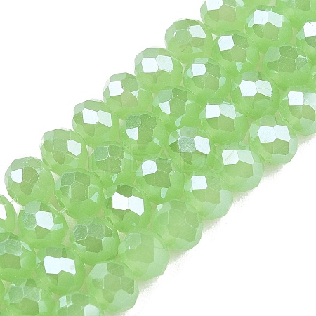 Electroplate Glass Beads Strands LS-EGLA-A044-J6mm-A08-1