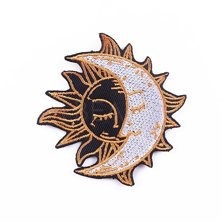 Sun Moon Computerized Embroidery Cloth Iron on Patches WG15087-03-1