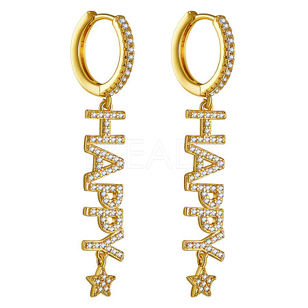 SHEGRACE Brass Hoop Earrings JE002A-X-1