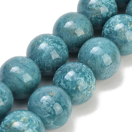 Baking Paint Glass Beads Strands GL-CBA8F4B-02H-1