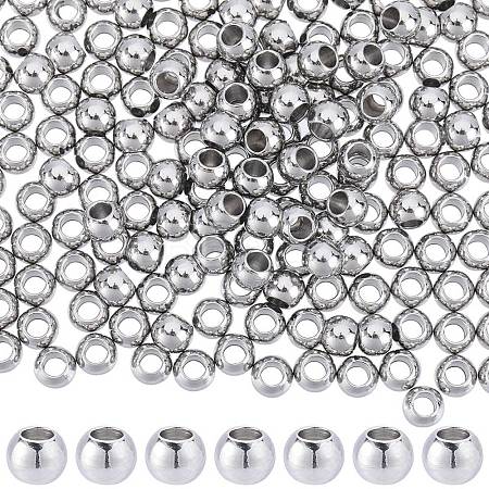 SUNNYCLUE 304 Stainless Steel Spacer Beads STAS-SC0006-87C-1