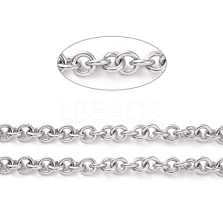 Tarnish Resistant 304 Stainless Steel Rolo Chains CHS-H013-07P-1