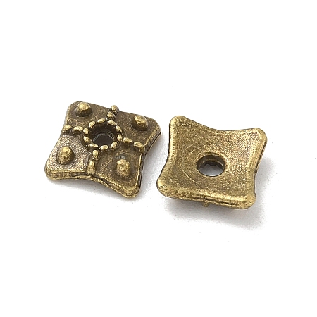 Tibetan Style Alloy Bead Caps TIBE-P003-74AB-1