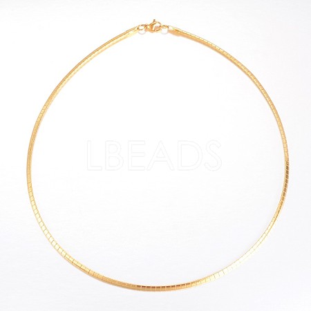 304 Stainless Steel Necklaces X-NJEW-D274-01G-1