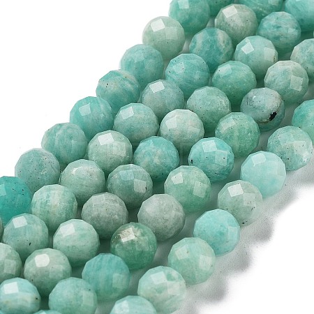 Natural Amazonite Beads Strands G-J400-E11-07A-1