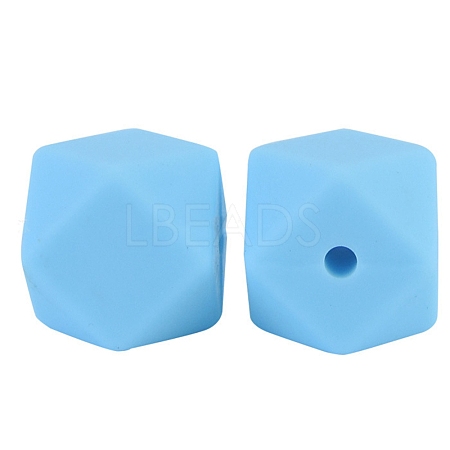 Octagon Food Grade Silicone Beads PW-WG43860-10-1
