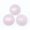 Natural Rose Quartz Cabochons G-E492-A-11-1