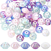 80Pcs Pinted Acrylic Bead OACR-SC0001-77-1