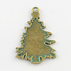 Christmas Tree Zinc Alloy Big Pendants PALLOY-R065-066-FF-2