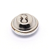 Glass Rhinestone Button BUTT-WH0015-21C-01-2