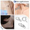 9Pcs 9 Style 925 Sterling Silver Clasps STER-BBC0001-17A-6