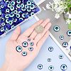 Resin Evil Eye Cabochons CRES-NB0001-15-3