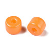Opaque Baking Paint Glass Seed Beads SEED-T008-02F-4
