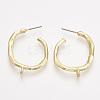 Alloy Stud Earring Findings PALLOY-S121-132-1