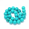 Natural Magnesite Round Bead Strands TURQ-E022-38B-10mm-3