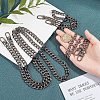 3 Strand 3 Style Iron Chain Bag Strap FIND-WR0002-59-5