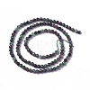 Natural Ruby in Zoisite Beads Strands G-F596-33-3mm-2