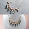 Pointed Back Glass Rhinestone Cabochons RGLA-OC0001-08H-6