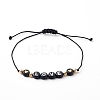 4Pcs 4 Styles Adjustable Nylon Thread Braided Bead Bracelets Sets BJEW-JB06225-8