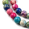 Dyed Natural Regalite/Imperial Jasper/Sea Sediment Jasper Beads Strands G-B124-C02-11-4