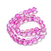 Synthetic Moonstone Beads Strands G-P528-J01-04-2