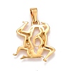Ion Plating(IP) 304 Stainless Steel Pendants STAS-D165-14G-05-2