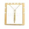 Stainless Steel Macrame Pouch Braided Gemstone Holder Pendant Necklace Making PW-WG22781-06-1