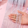 6 Styles 6 Rolls Polyester Ribbons SRIB-TA0001-27-7