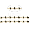 Heart Handmade Brass Glass Link Chains CHC-M024-04G-01-2