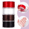 4 Rolls 4 Colors Flat Elastic Crystal String EW-WR0001-01-3