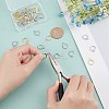 24 Pairs 2 Colors Brass Huggie Hoop Earring Findings DIY-CN0002-06-4