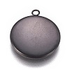 304 Stainless Steel Pendant Cabochon Settings X-STAS-G127-13-16mm-B-2