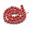 Natural Red Jasper Beads Strands G-R448-10mm-05-2