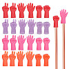 Globleland 4 Bags 4 Colors Rubber Knitting Needle Point Protector AJEW-GL0001-79-1