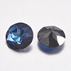 Faceted Glass Rhinestone Charms RGLA-F051-12mm-001BB-2