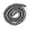 Handmade Polymer Clay Beads Strands CLAY-R089-6mm-Q062-3