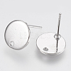 Brass Stud Earring Findings KK-T029-118P-2