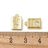 Rack Plating Brass Micro Pave Cubic Zirconia Pendants X-KK-P290-55G-3