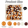 Opaque Acrylic Beads SACR-PA0001-04B-01-2