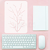 2Pcs 2 Styles PET Hollow Out Drawing Painting Stencils DIY-WH0394-0322-3