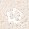 Frosted Transparent Acrylic Beads OACR-F013-13-2