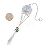 Glass Hot Air Balloon Hanging Suncatchers HJEW-JM04569-02-3