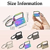 30Pcs 5 Colors Iron Ribbon Ends IFIN-YW0004-02-3