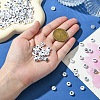 900Pcs 15 Styles White and Black Acrylic Beads SACR-YW0001-67-4
