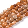 Natural Red Aventurine Beads Strands G-G146-A02-02-1